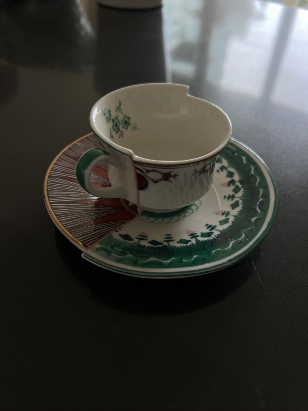 SELETTI|CTRLZAK Bone China Espresso Cup and Saucer Set